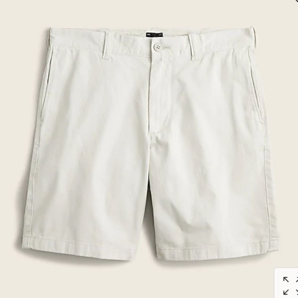 J. Crew 9" short in garment-dyed cotton Item H8474*